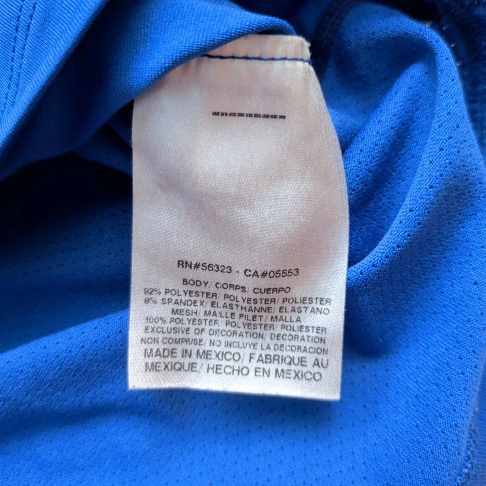 Nike‎ Pro Combat Core 2.0 Shirt Mens S Fitted Short Sleeve Royal Blue 449787-495